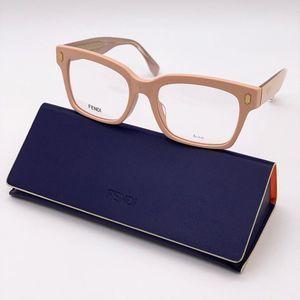 NEW Fendi FF0453/F 35J Pink Nude Square Women Eyeglasses